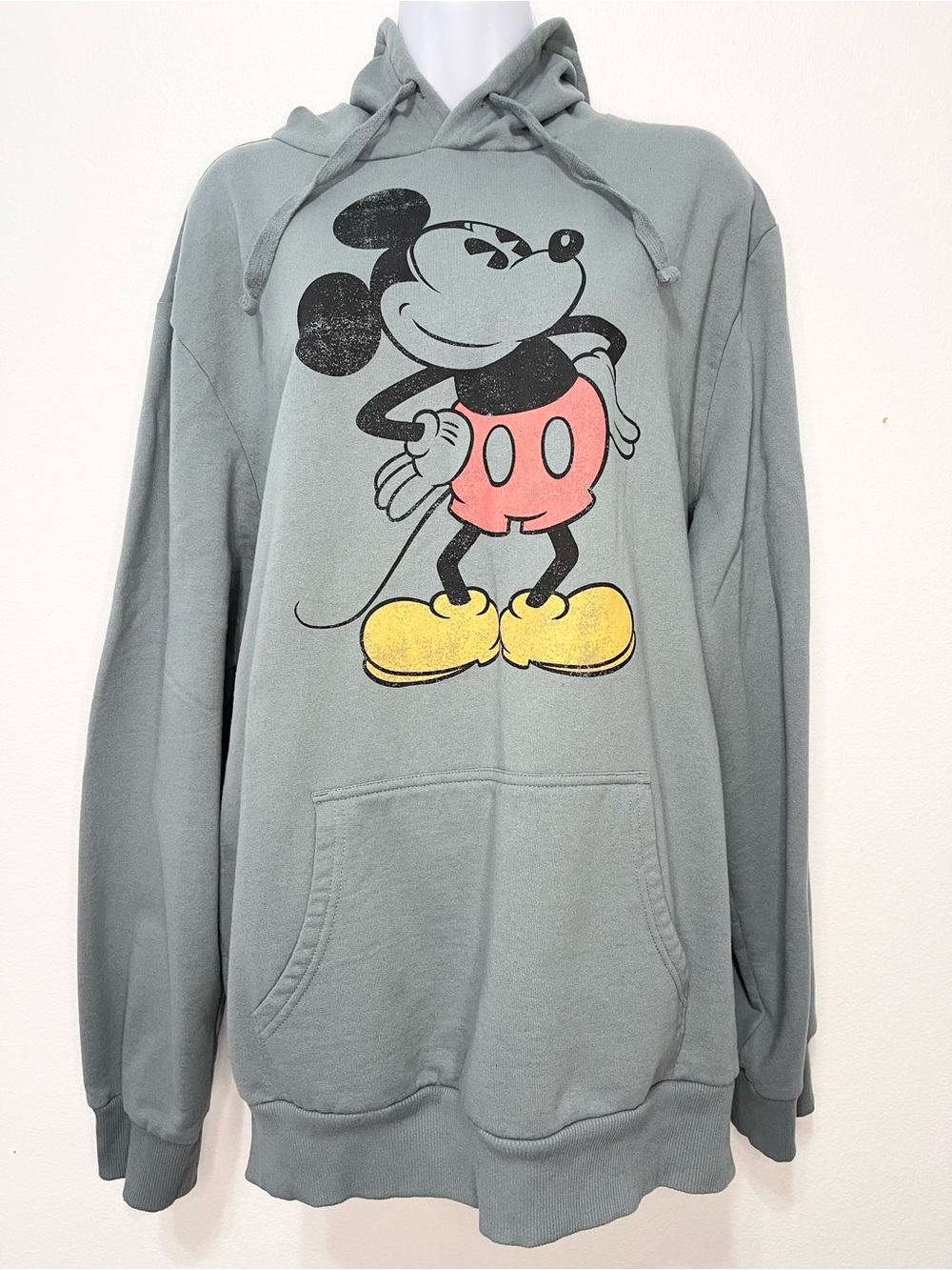 Disney Unisex Mickey Mouse Graphic Hoodie Sweatshirt PTP 28”-30” EUC